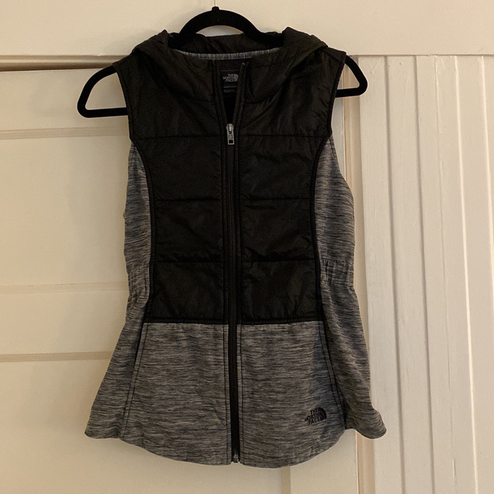 North Face hooded vest